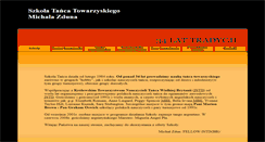 Desktop Screenshot of michalzdun-taniec.com
