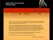 Tablet Screenshot of michalzdun-taniec.com